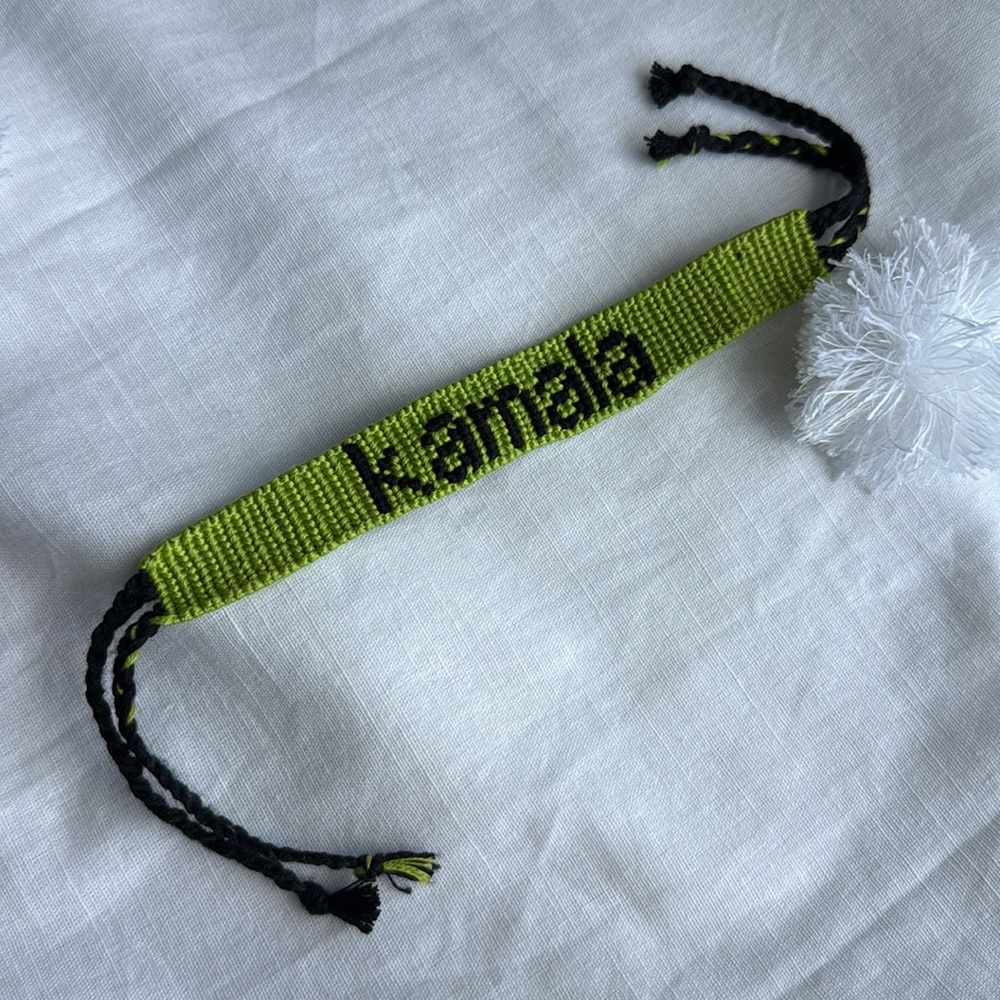 BRAT CHARTREUSE “KAMALA” Friendship Bracelet